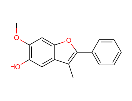 5-Benzofuranol,6-methoxy-3-methyl-2-phenyl-