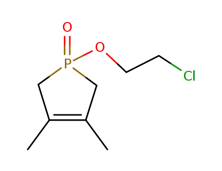 1H-Phosphole, 1-(2-chloroethoxy)-2,5-dihydro-3,4-dimethyl-, 1-oxide