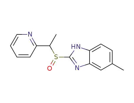 2-[(1-(2-PYRIDINYL)-ETHYL)SULFO]-5-메틸벤즈이미다졸