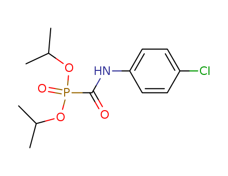 Phosphonic acid,[[(4-chlorophenyl)amino]carbonyl]-, bis(1-methylethyl) ester (9CI) cas  6952-61-0
