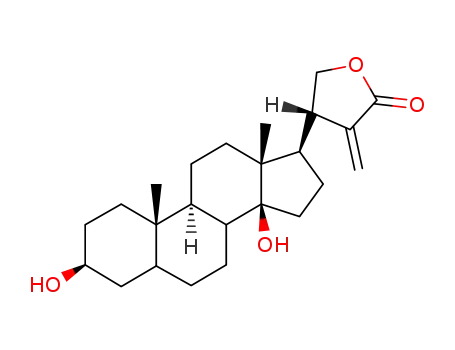 Molecular Structure of 69489-48-1 (22-methylene-20,22-dihydrodigitoxigenin)