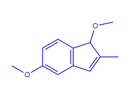 Molecular Structure of 646507-59-7 (1H-Indene,1,5-dimethoxy-2-methyl-(9CI))