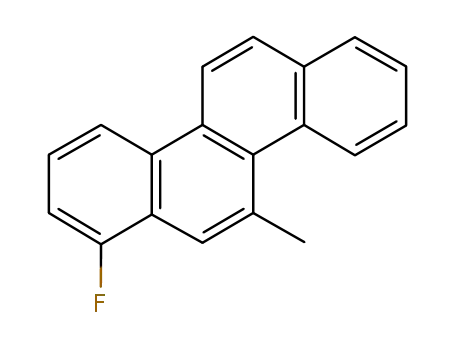 Molecular Structure of 64977-47-5 (7-Fluoro-5-methylchrysene)