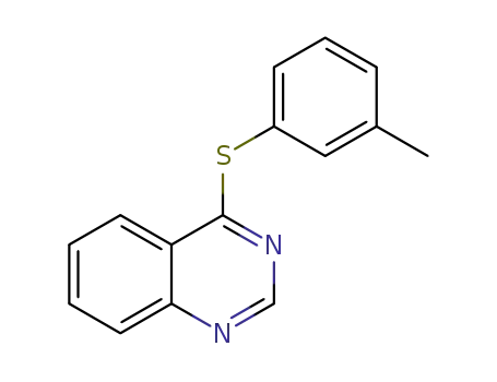 4-[(3-methylphenyl)sulfanyl]quinazoline