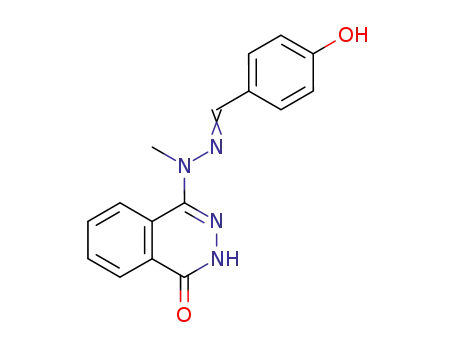 Molecular Structure of 64640-74-0 (4-({2-[(4-oxocyclohexa-2,5-dien-1-ylidene)methyl]hydrazino}methyl)phthalazin-1(2H)-one)