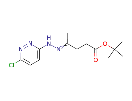 4-(2-(6-Chloro-3-pyridazinyl)hydrazinylidene)valeric acid tert-butyl ester