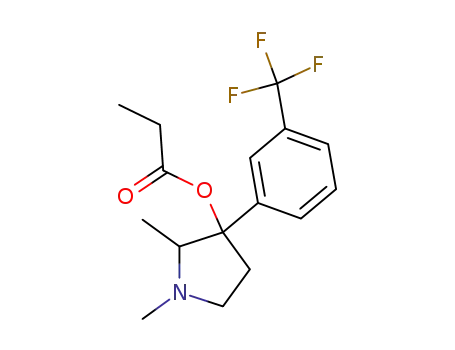 1,2-디메틸-3-(α,α,α-트리플루오로-m-톨릴)피롤리딘-3-올 프로피오네이트