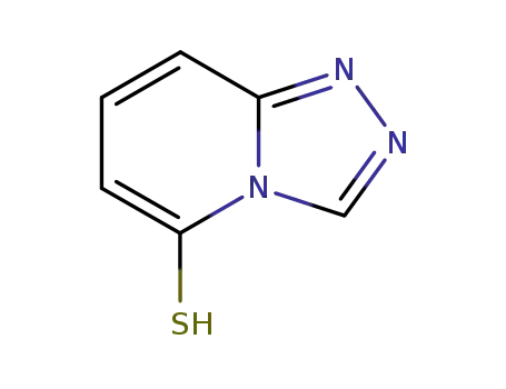Molecular Structure of 64943-35-7 (1,2,4-Triazolo[4,3-a]pyridine-5-thiol)