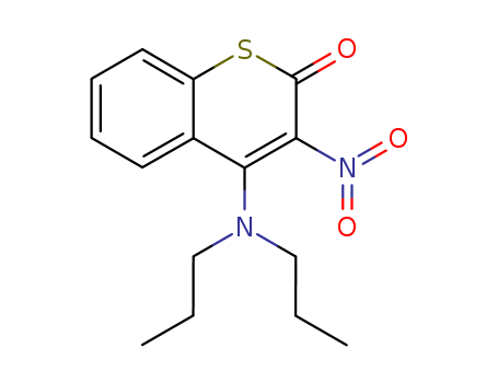 4-DIPROPYLAMINO-3-NITRO-1-THIOCOUMARINCAS