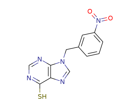 6H-Purine-6-thione,1,9-dihydro-9-[(3-nitrophenyl)methyl]-