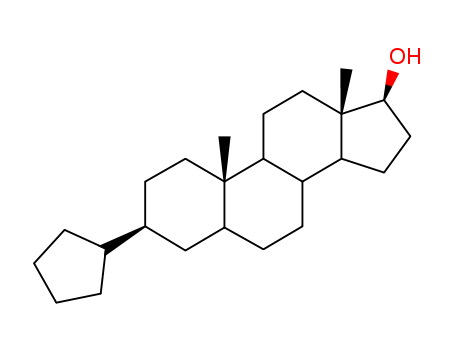 5a-Androstan-17b-ol, 3b-cyclopentyl- (7CI,8CI)