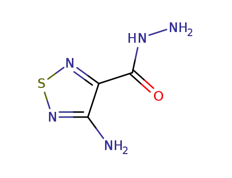 Molecular Structure of 6972-14-1 (1,2,5-Thiadiazole-3-carboxylicacid,4-amino-,hydrazide(7CI,9CI))