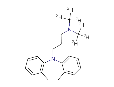 Molecular Structure of 65100-45-0 (Imipramine-D6)