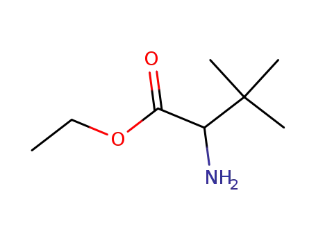 Molecular Structure of 69610-03-3 (Valine,  3-methyl-,  ethyl  ester)