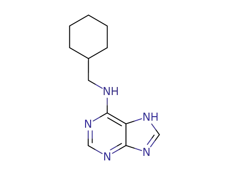 Molecular Structure of 65316-37-2 (N-(cyclohexylmethyl)-7H-purin-6-amine)