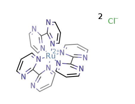 Molecular Structure of 65034-88-0 ([Ru(bpm)3][Cl]2)