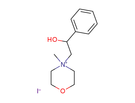 4-(2-hydroxy-2-phenylethyl)-4-methylmorpholin-4-ium
