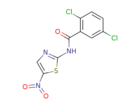 Molecular Structure of 69819-41-6 (2,5-dichloro-N-{5-nitro-1,3-thiazol-2-yl}benzamide)