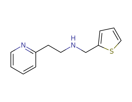 2-pyridin-2-yl-N-(thiophen-2-ylmethyl)ethanamine