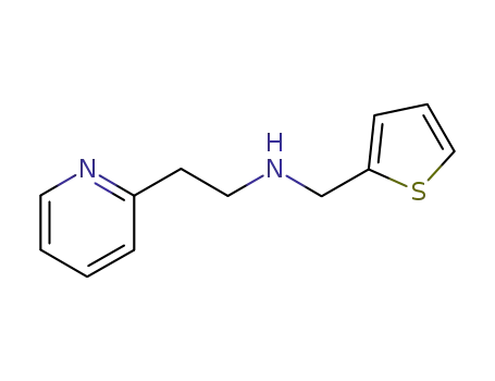 Molecular Structure of 6973-67-7 (2-pyridin-2-yl-N-(thiophen-2-ylmethyl)ethanamine)