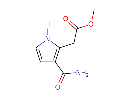 1H-Pyrrole-2-aceticacid, 3-(aminocarbonyl)-, methyl ester cas  69595-27-3
