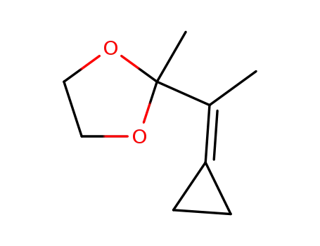 1,3-Dioxolane,  2-(1-cyclopropylideneethyl)-2-methyl-