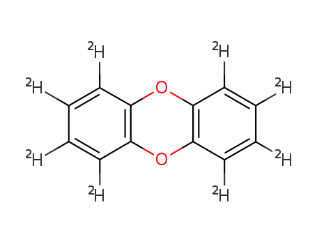 Molecular Structure of 69699-83-8 (DIBENZO-P-DIOXIN-D8)
