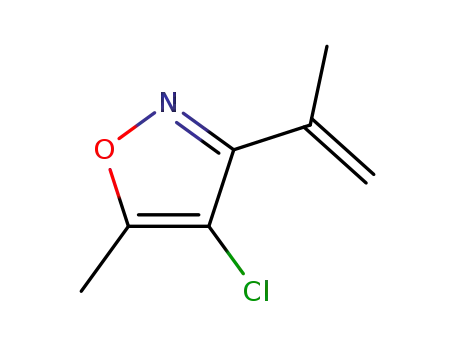 이속사졸, 4-클로로-3-이소프로페닐-5-메틸-(5CI)