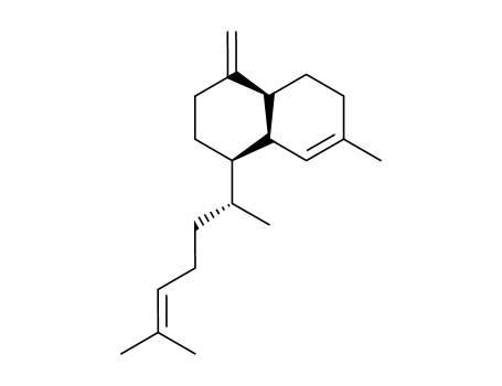 Molecular Structure of 69636-81-3 ((1R)-1β-[(S)-1,5-Dimethyl-4-hexenyl]-1,2,3,4,4aα,5,6,8aβ-octahydro-7-methyl-4-methylenenaphthalene)