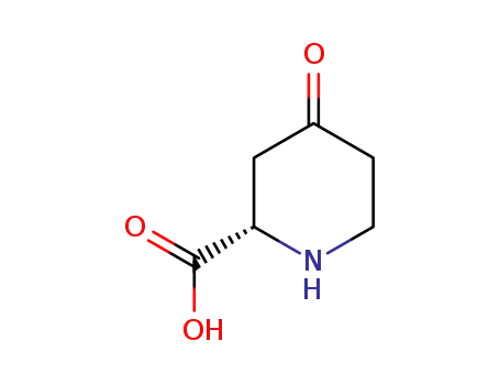 Molecular Structure of 894767-26-1 ((R)-4-oxopiperidine-2-carboxylic acid)
