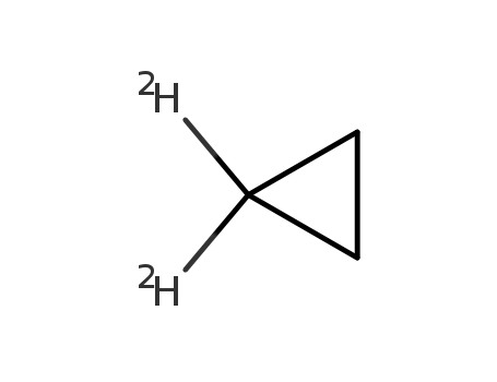 Molecular Structure of 65146-94-3 (Cyclopropane-1,1-d2)