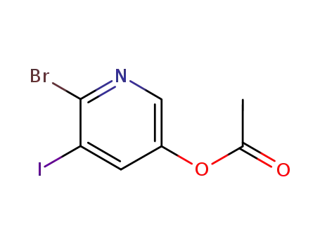 5-acetoxy-2-bromo-3-iodopyridine