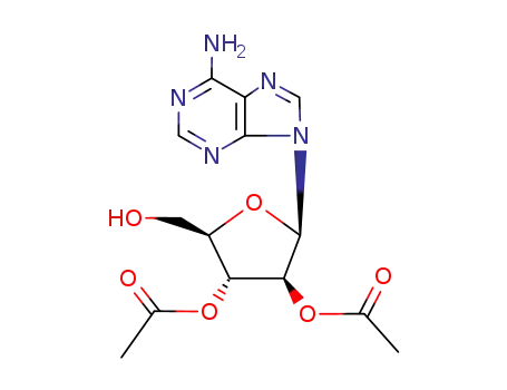 Molecular Structure of 65174-96-1 (vidarabine 2',3'-diacetate)