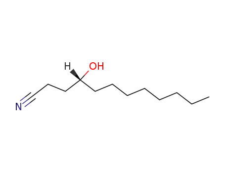 Molecular Structure of 69830-97-3 (Dodecanenitrile, 4-hydroxy-, (R)-)