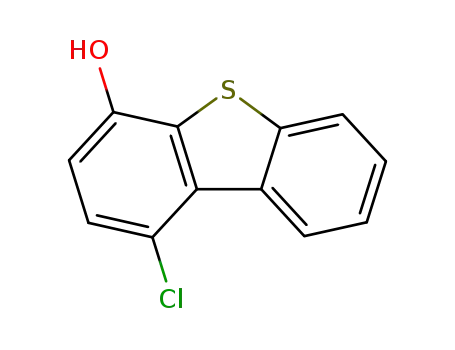 Molecular Structure of 69747-61-1 (1-chlorodibenzo[b,d]thiophen-4-ol)