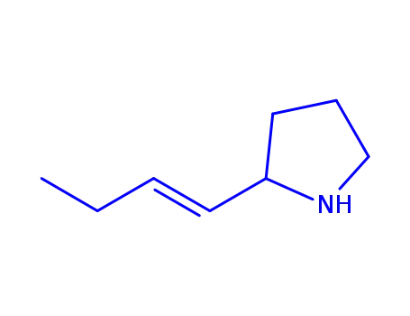 Pyrrolidine, 2-(1E)-1-butenyl- (9CI)