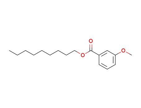 Molecular Structure of 69833-39-2 (3-Methoxybenzoic acid nonyl ester)