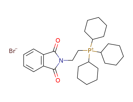 Phosphonium,tricyclohexyl[2-(1,3-dihydro-1,3-dioxo-2H-isoindol-2-yl)ethyl]-, bromide (1:1) cas  65273-50-9