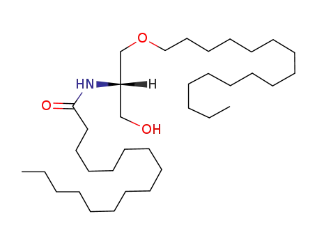 Hexadecanoic acid ((S)-2-hexadecyloxy-1-hydroxymethyl-ethyl)-amide