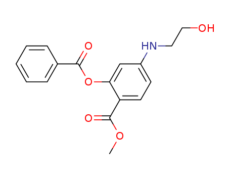 Benzoic acid,2-(benzoyloxy)-4-[(2-hydroxyethyl)amino]-, methyl ester