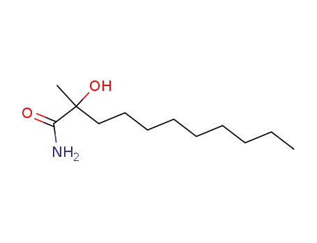 Molecular Structure of 6966-36-5 (2-hydroxy-2-methylundecanamide)
