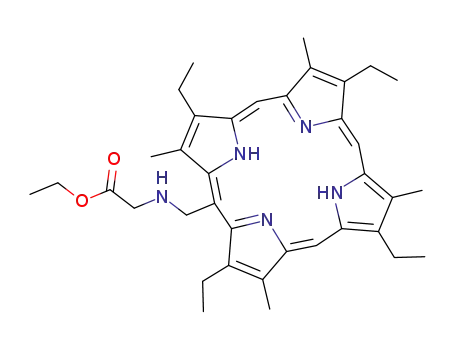 ethyl N-[(2,7,12,17-tetraethyl-3,8,13,18-tetramethylporphyrin-5-yl)methyl]glycinate