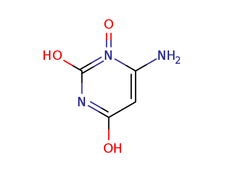 2-1H-PYRIMIDINONE,4-AMINO-6-HYDROXY-,3-OXIDE