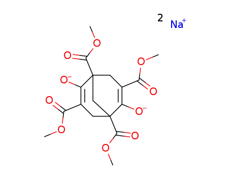 2,6-Dihydroxybicyclo<3.3.1>nona-2,6-dien-1,3,5,7-tetracarbonsaeure-tetramethylester (Dinatrium-Salz)
