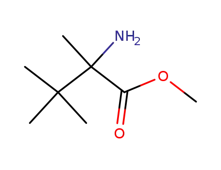 Molecular Structure of 65260-82-4 (Isovaline,  3,3-dimethyl-,  methyl  ester  (9CI))