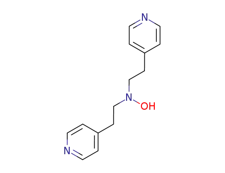 Molecular Structure of 6965-68-0 (N-hydroxy-2-(pyridin-4-yl)-N-[2-(pyridin-4-yl)ethyl]ethanamine)