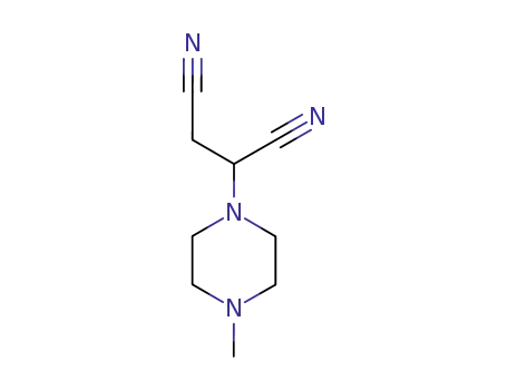 Molecular Structure of 65157-82-6 (Butanedinitrile, (4-methyl-1-piperazinyl)- (9CI))