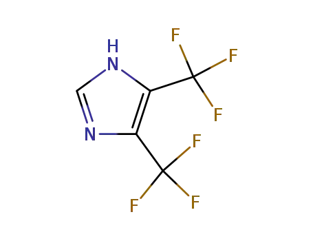 Molecular Structure of 651-34-3 (4,5-bis(trifluoromethyl)-1H-imidazole)