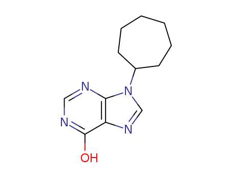 6H-Purin-6-one,9-cycloheptyl-1,9-dihydro- cas  6961-61-1