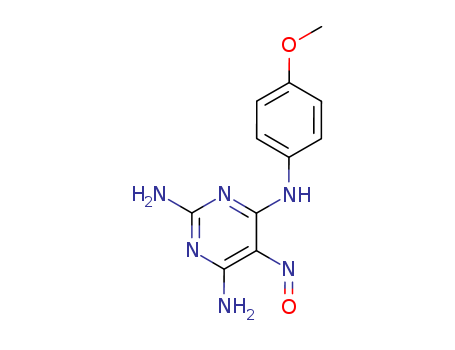 2,4,6-Pyrimidinetriamine,N4-(4-methoxyphenyl)-5-nitroso-